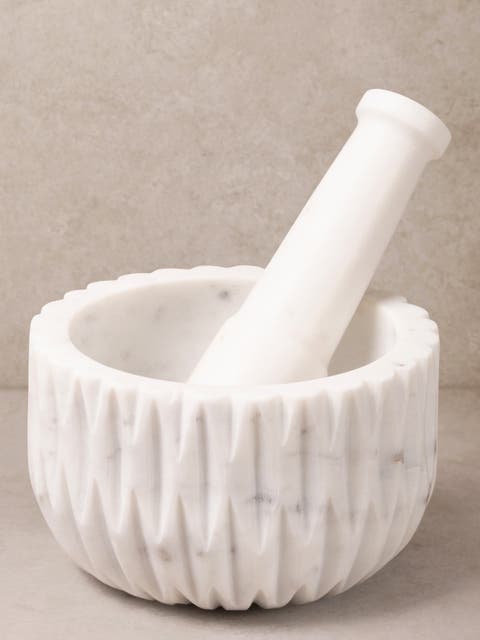 Russell Marble Mortar and Pestle