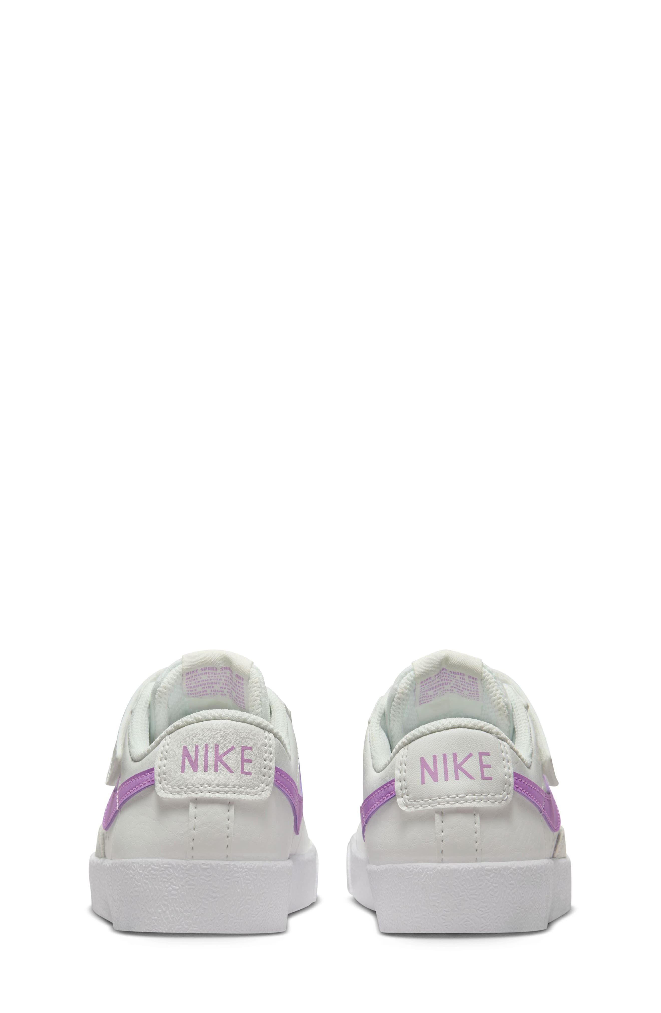 Kids' Blazer Low '77 Low Top Sneaker, Alternate, color, SUMMIT WHITE/ FUCHSIA/ WHITE