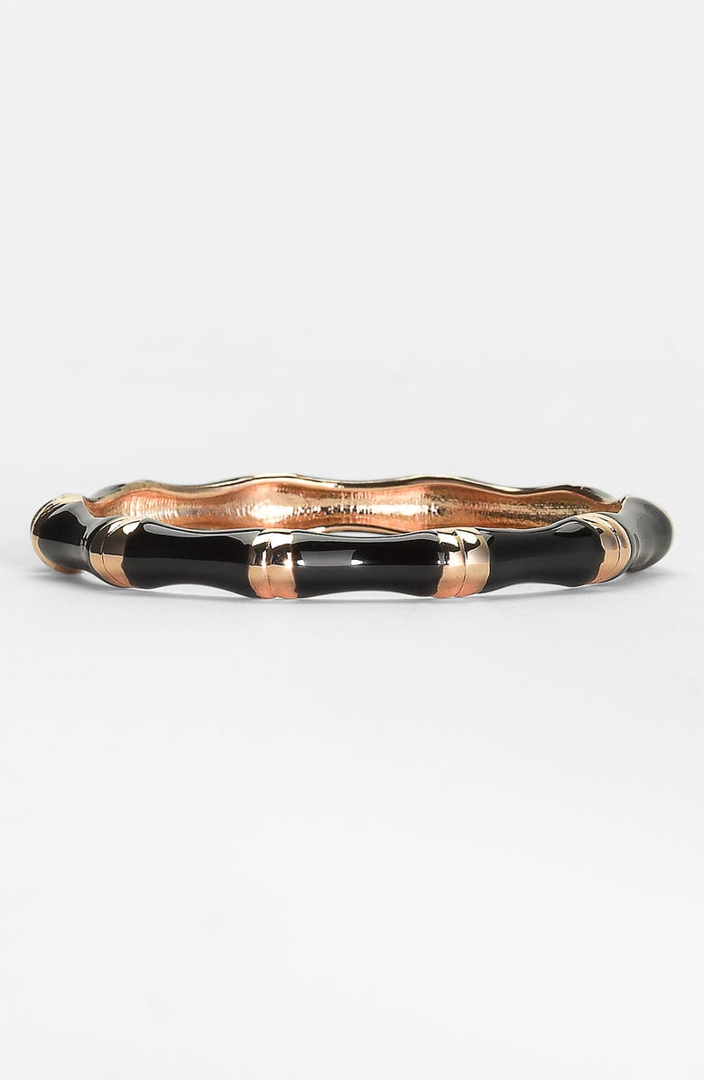 Sequin Small Bamboo Enamel Bangle, Main, color, 
