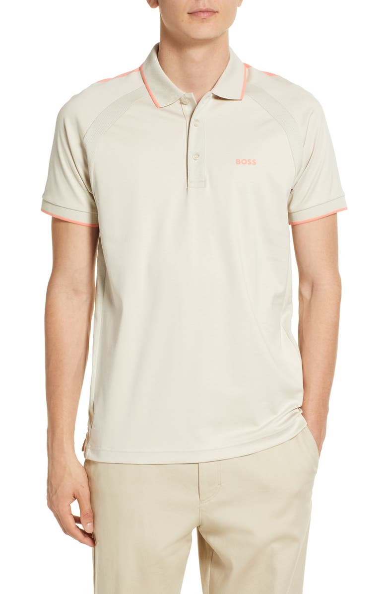 BOSS Paddy 8 Regular Fit Cotton Polo, Main, color,