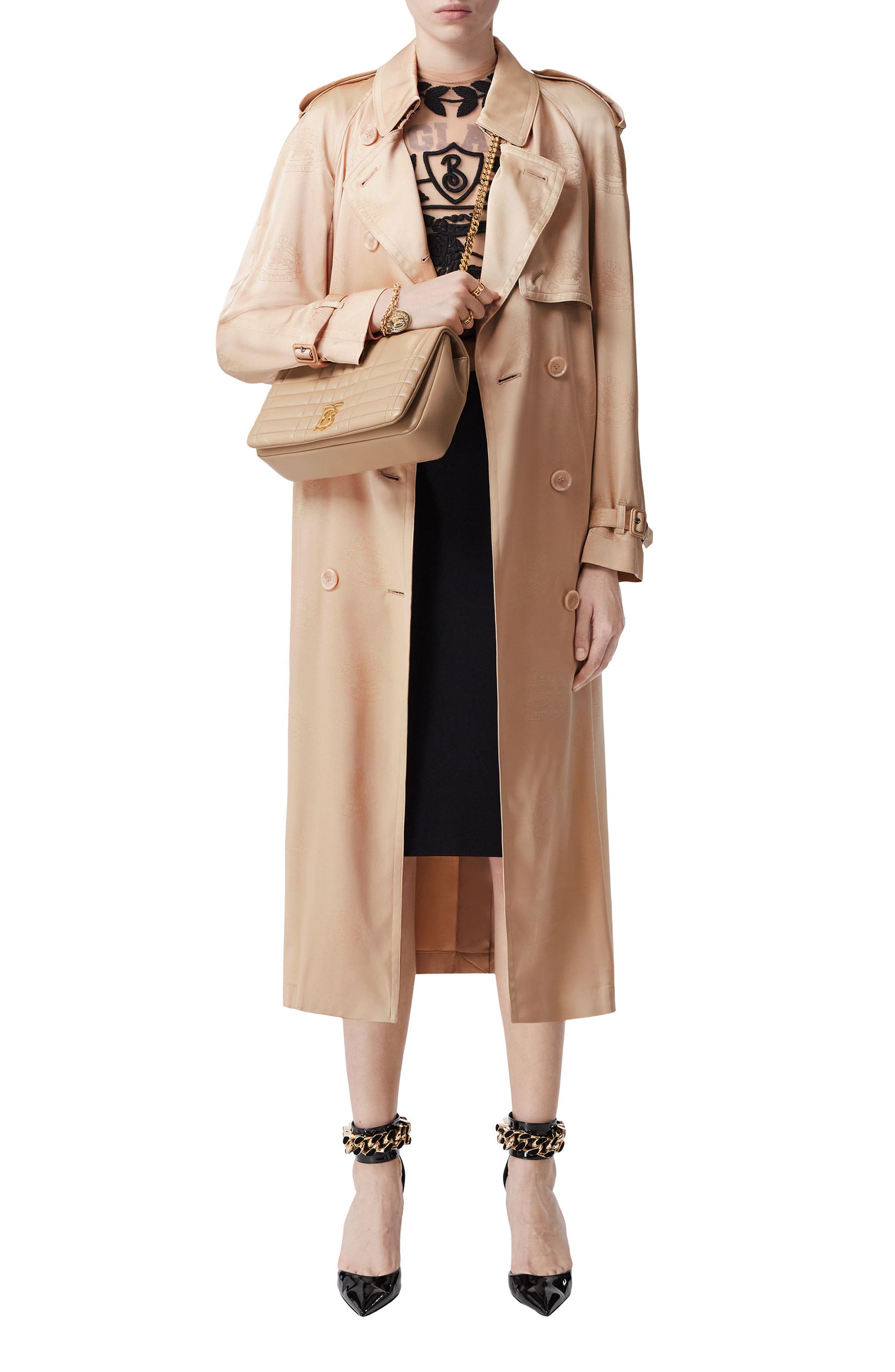 Burberry Medium Lola Quilted Leather Shoulder Bag, Alternate, color, 