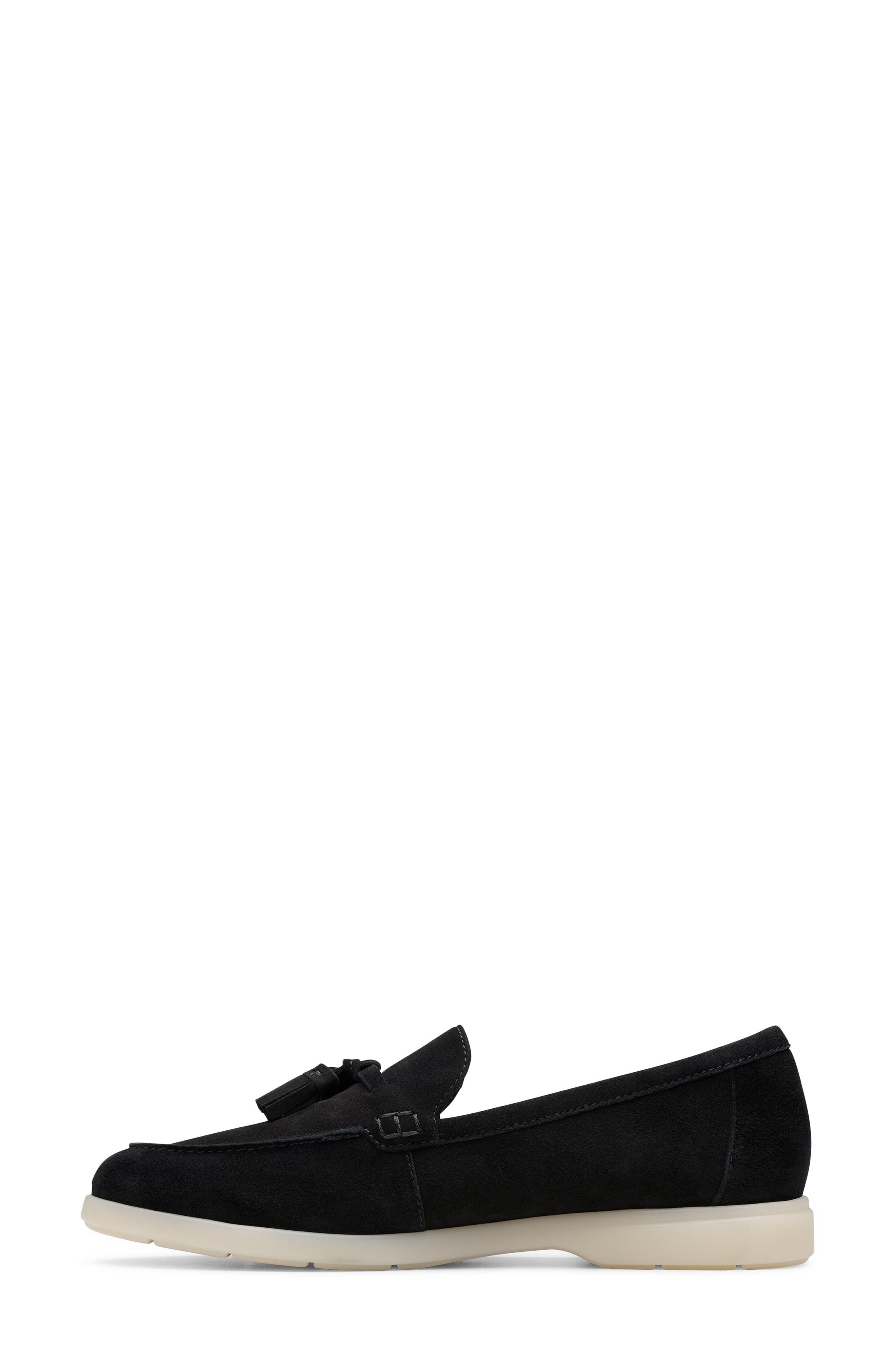Clarks<sup>®</sup> Narini Edge Loafer, Alternate, color, Black Suede