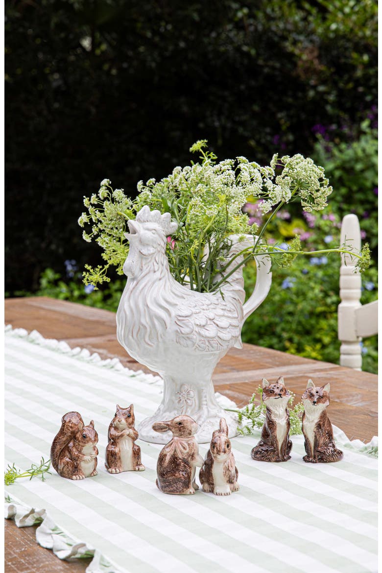 Clever Creatures Squirrel Salt & Pepper Shaker Set, Alternate, color, WALNUT