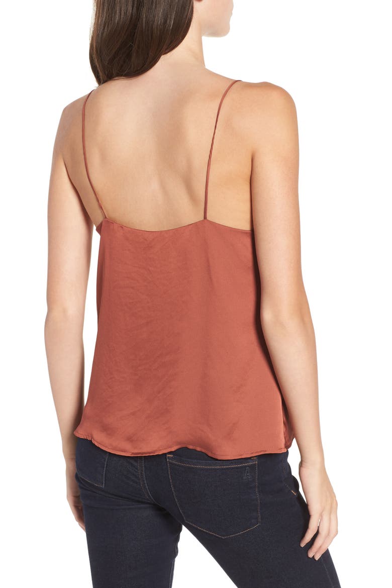 Cowl Neck Tank, Alternate, color, RUST
