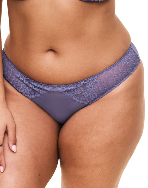 Shop Adore Me Nixie Tanga Panties In Dark Purple