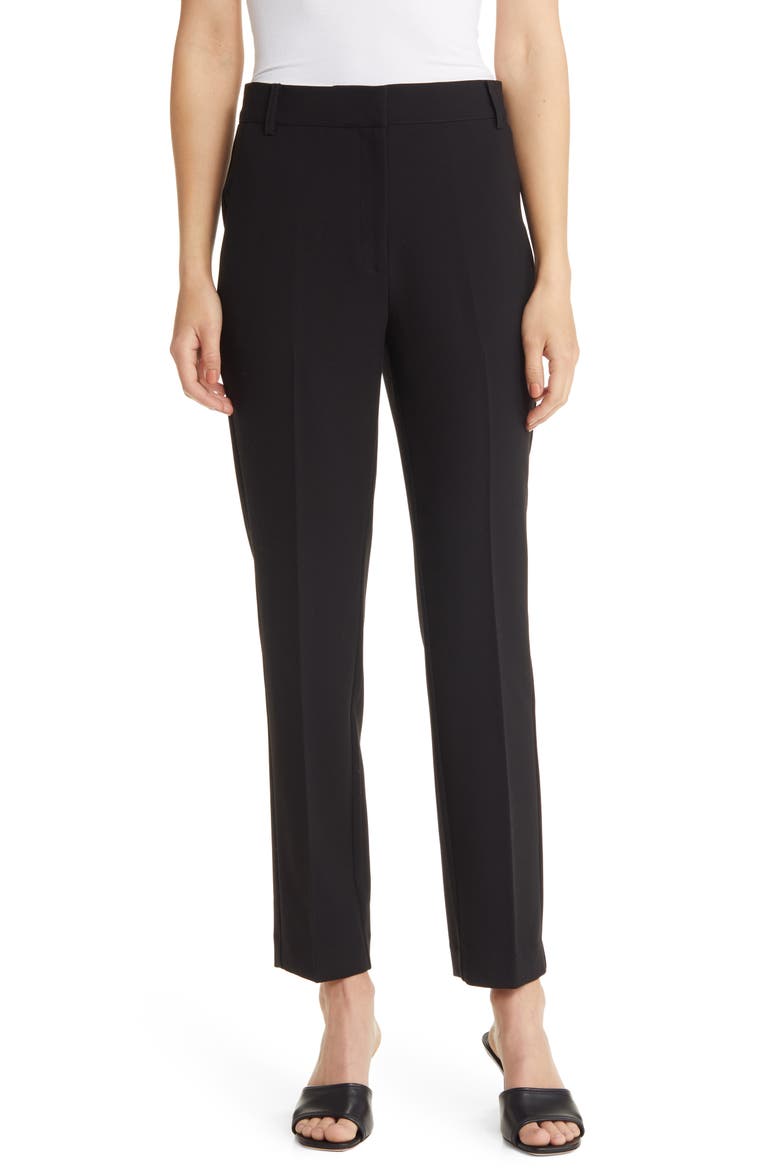 Stretch Twill Pants, Main, color, BLACK