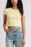 BP. Compact Rib Crop Baby Tee