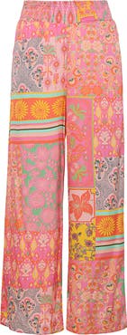 Maaji Boho Damask Marsala Cover-Up Pants