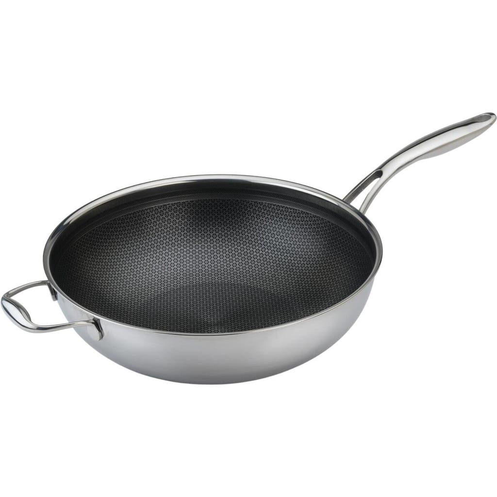 FRIELING Black Cube 12-1/2 Inch Stainless/Nonstick Hybrid Wok in Silver  product