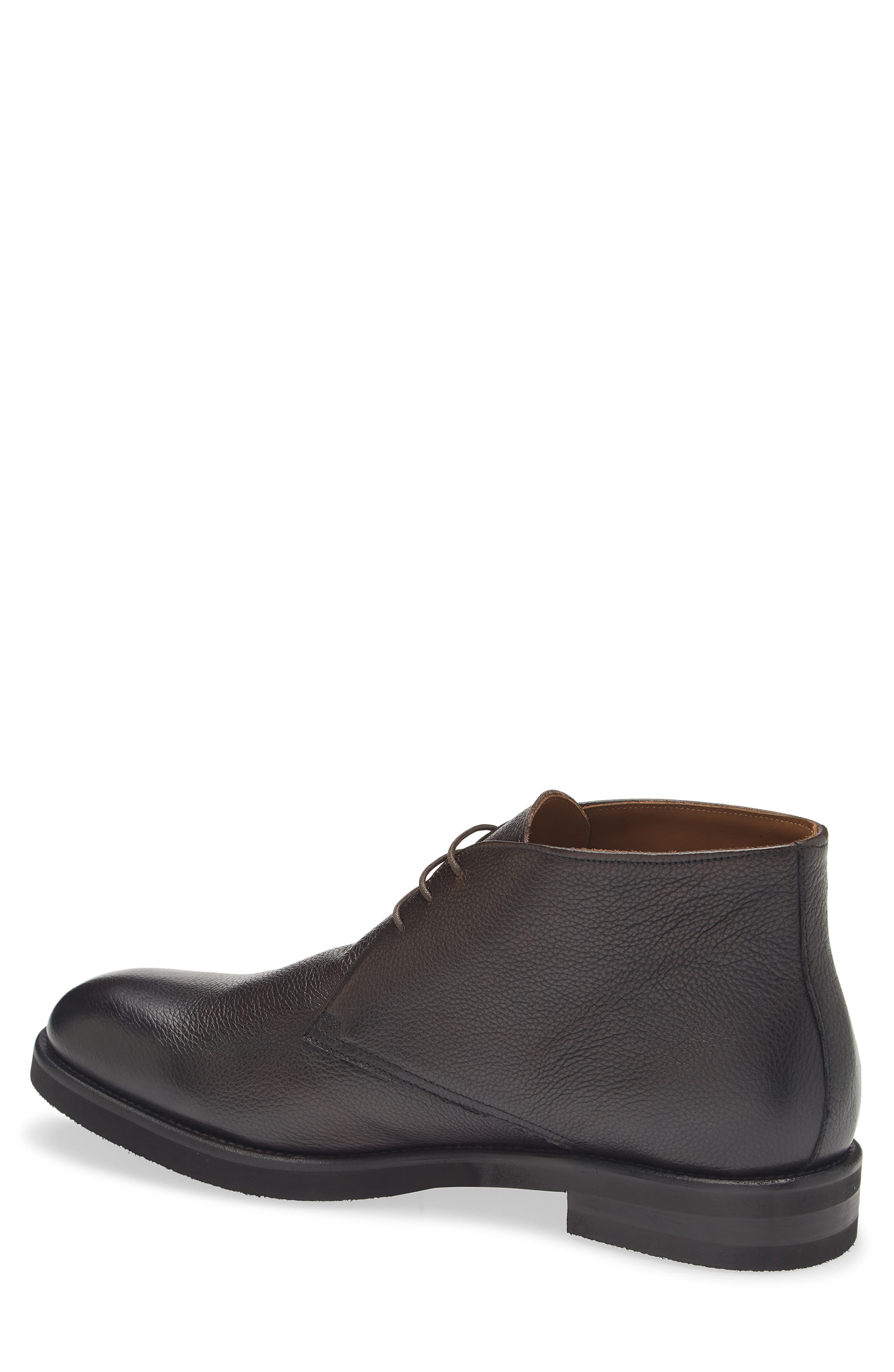 Nordstrom Italian Collection Saluzzo Chukka Boot, Alternate, color, Dark Brown Leather