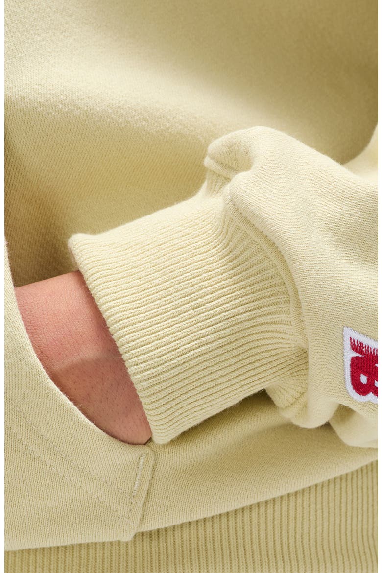 Made in USA Cotton French Terry Pullover Hoodie, Alternate, color, YELLOW