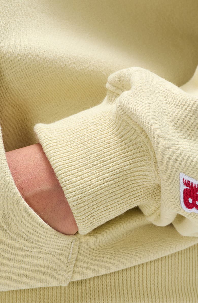 New Balance Made in USA Cotton French Terry Pullover Hoodie, Alternate, color, Yellow