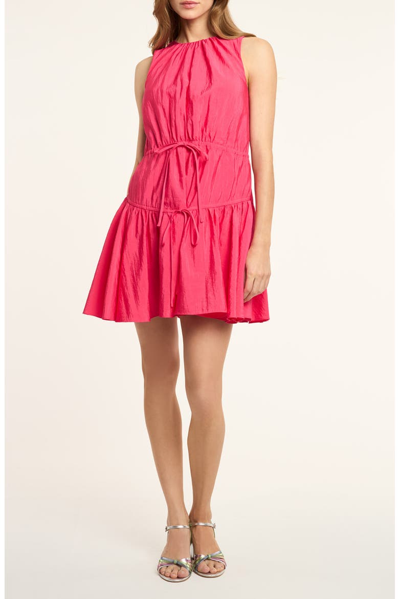 Leyla Tiered Minidress, Main, color, AZALEA