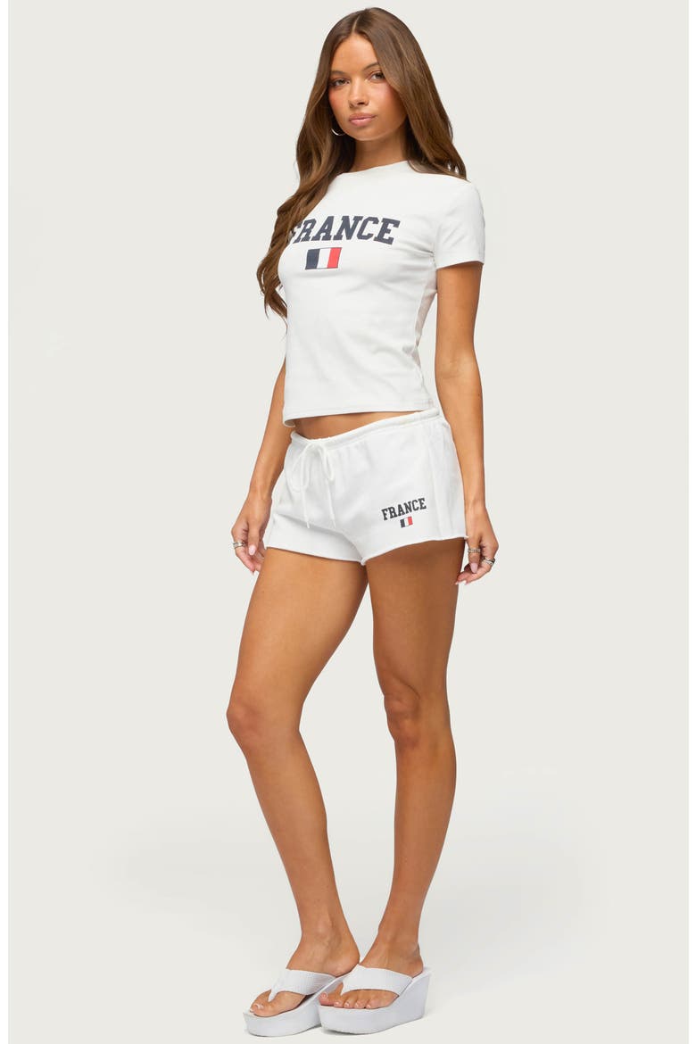 France T-Shirt, Alternate, color, WHITE