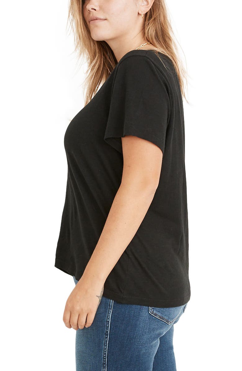 Madewell Whisper Cotton V-Neck T-Shirt, Alternate, color,