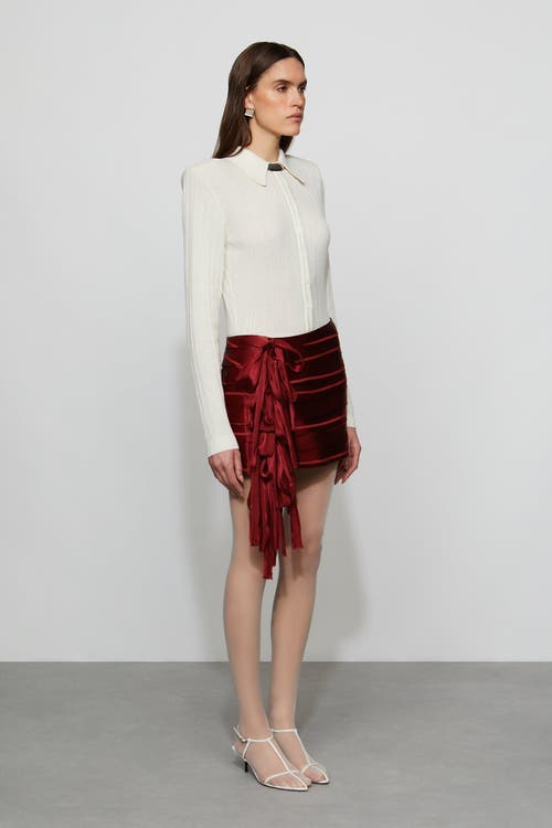 Et Ochs Reed Skirt In Red