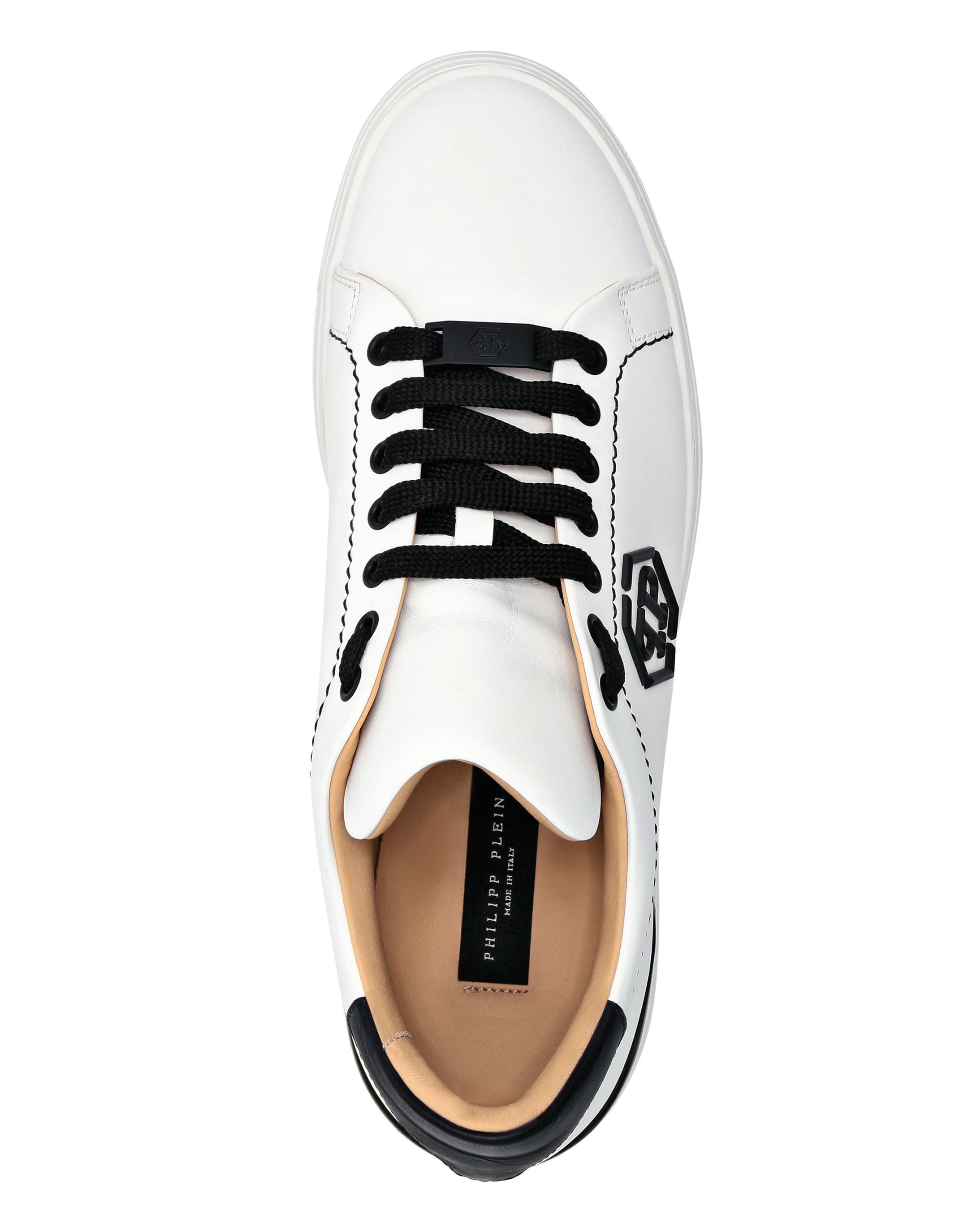 Low-Top Sneakers Hexagon Unisex, Alternate, color, white/black