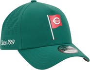 New Era Men's New Era Green Cincinnati Reds Pin Seeker 9FORTY A-Frame Adjustable Hat