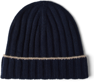 Brunello Cucinelli Cashmere rib knit beanie