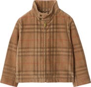 Burberry Check Corduroy Harrington Jacket