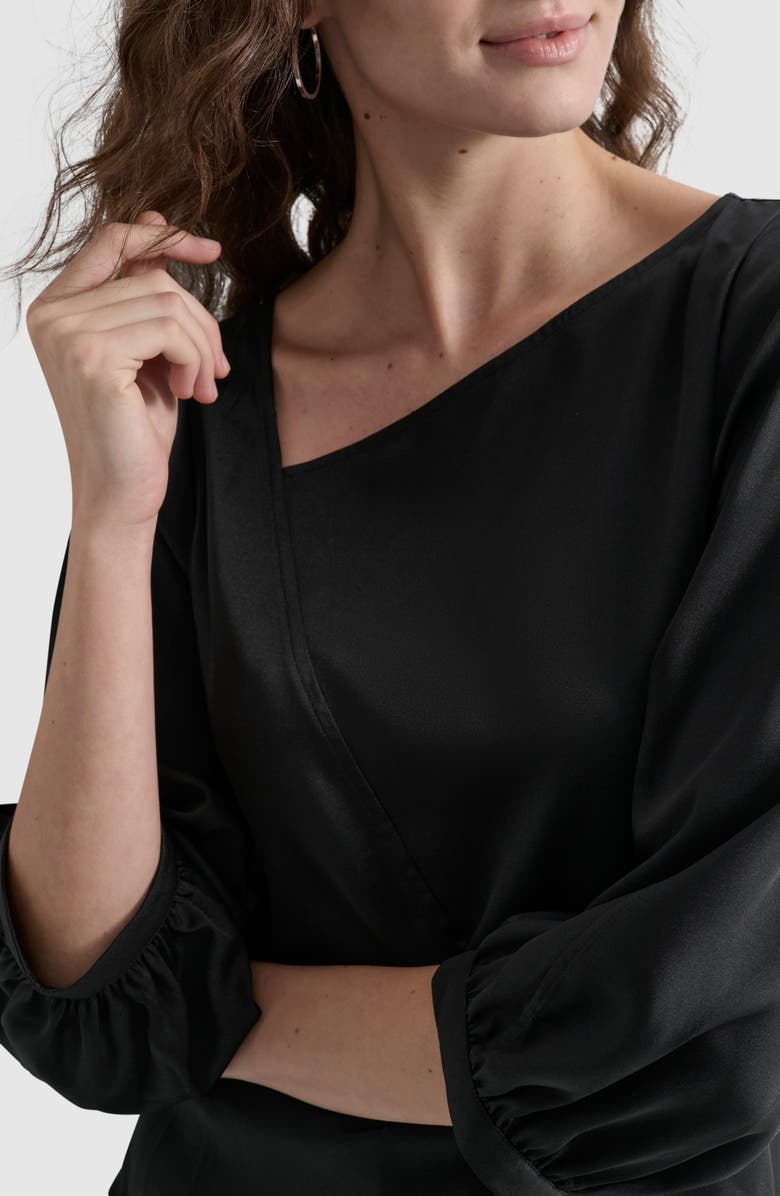 DKNY Asymmetric Neck Top, Alternate, color, 