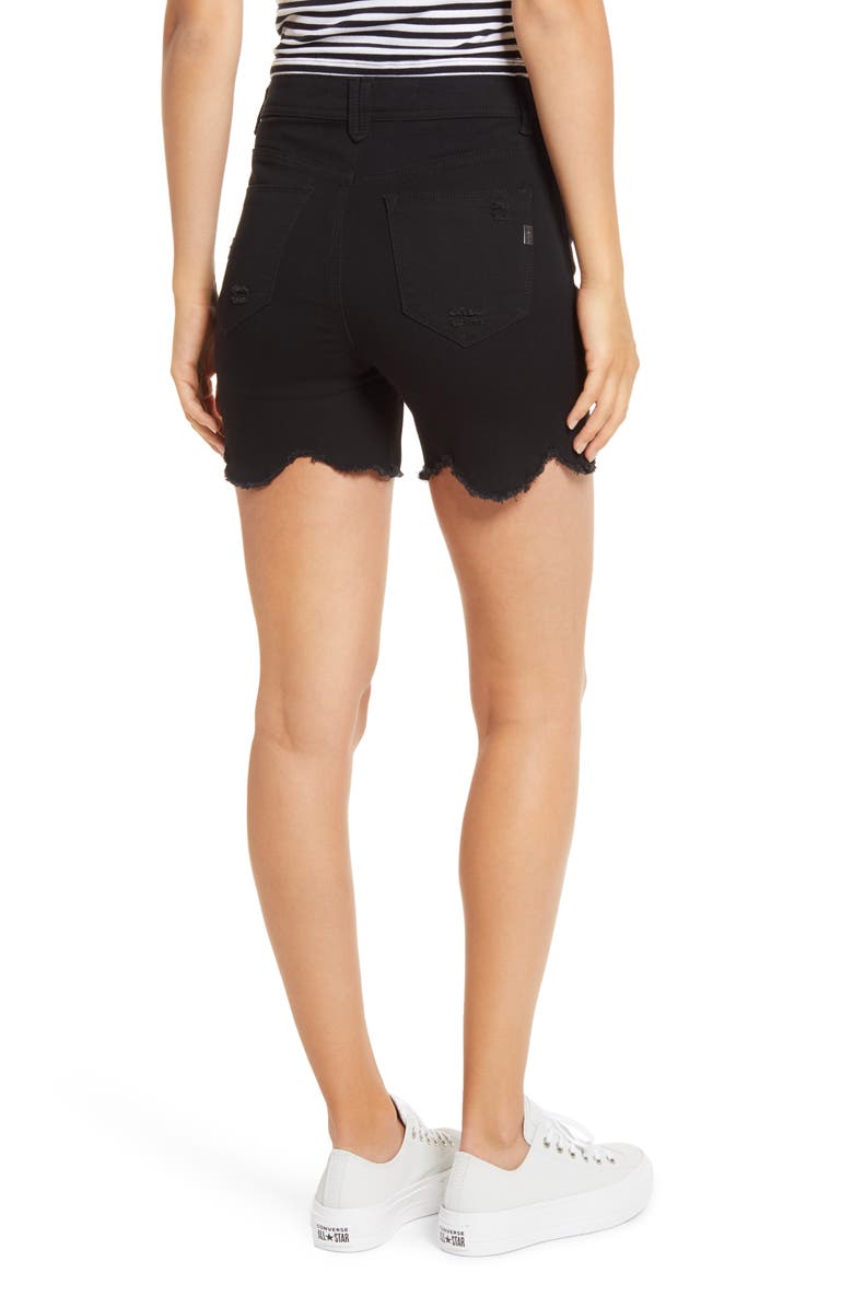 1822 Denim Distressed Denim Shorts, Alternate, color, 