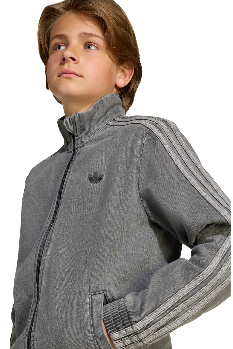 Kids' Firebird Denim Track Jacket, Alternate, color, LGHDEN