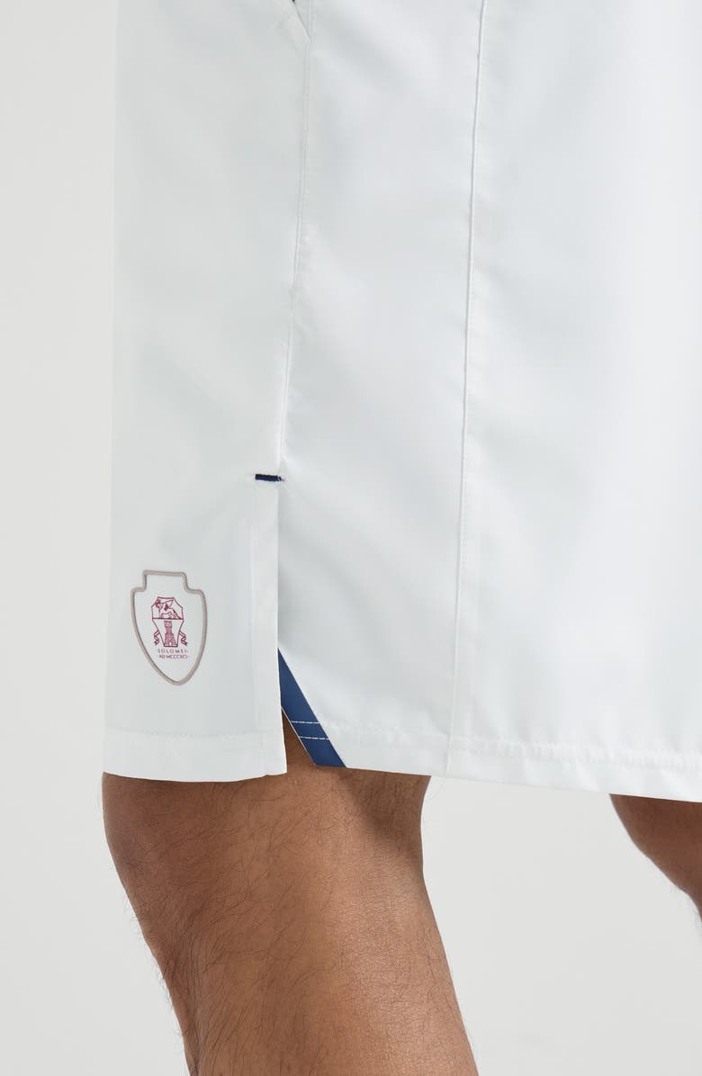 Brunello Cucinelli Nylon Bermuda shorts, Alternate, color, White