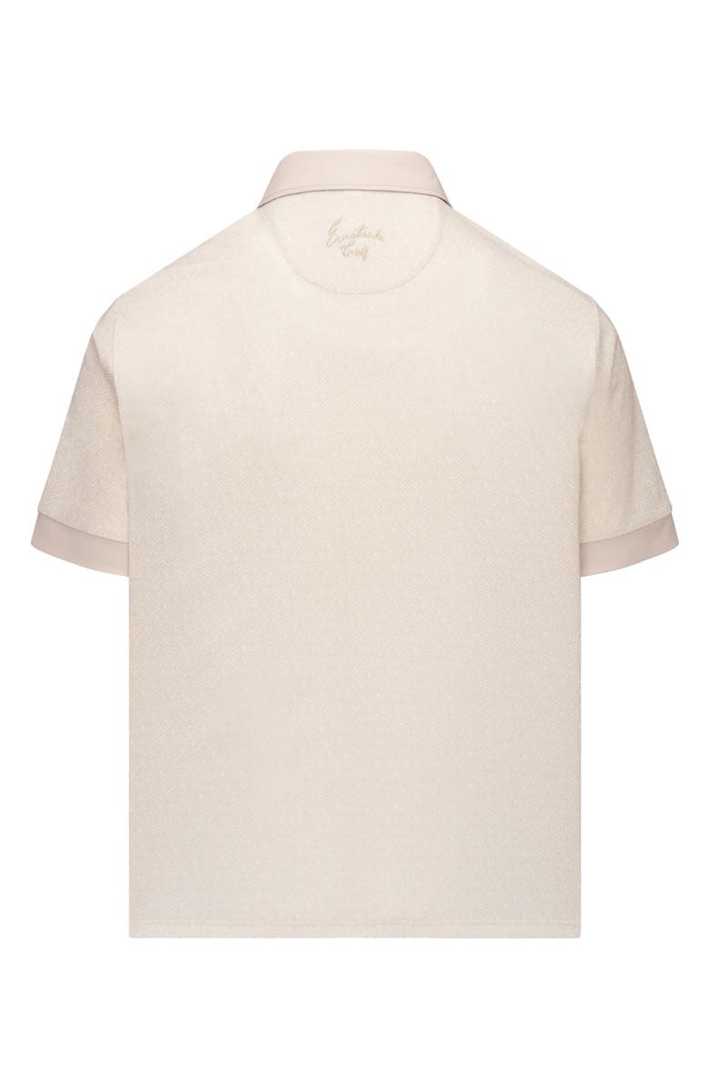 Eastside Golf Snap Placket Performance Golf Polo, Alternate, color, Jetstream/ Pumice