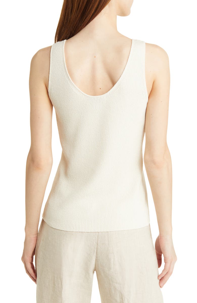& Other Stories Scoop Neck Rib Knit Tank, Alternate, color, 
