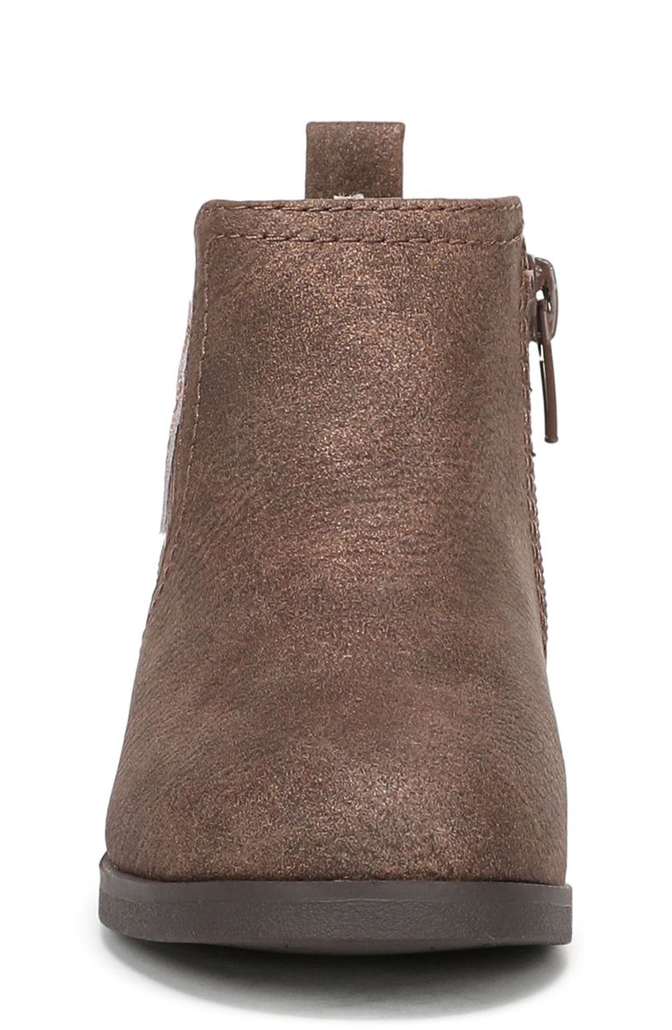 Kids' Sander Faux Leather Bootie, Alternate, color, SADDLE FAUX LEATHER
