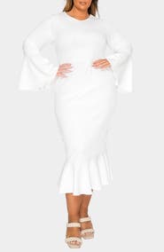 L I V D Sabrina Long Sleeve Mermaid Dress