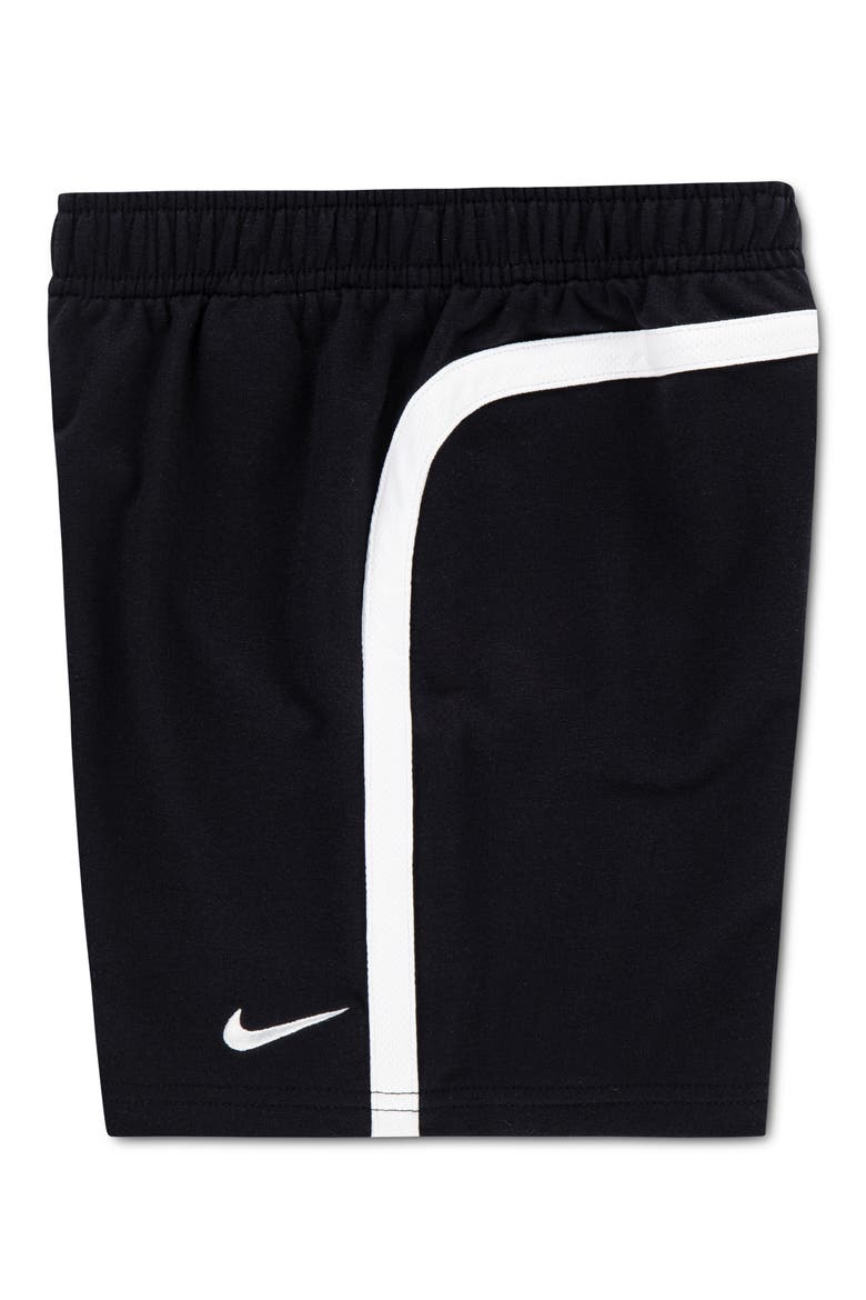 Kids' Knit Athletic Shorts, Alternate, color, BLACK