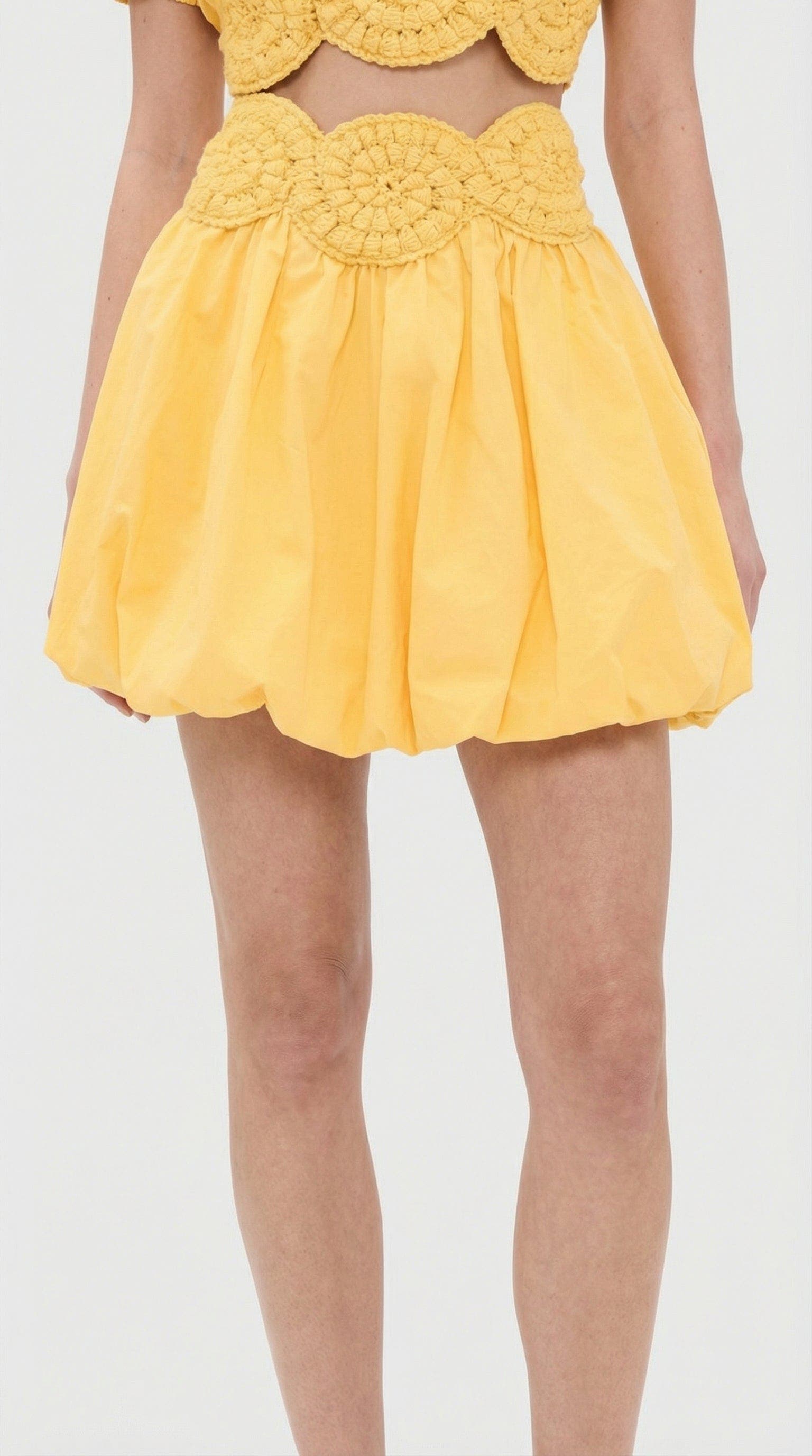 Amara Crochet Cotton Skirt - image 2