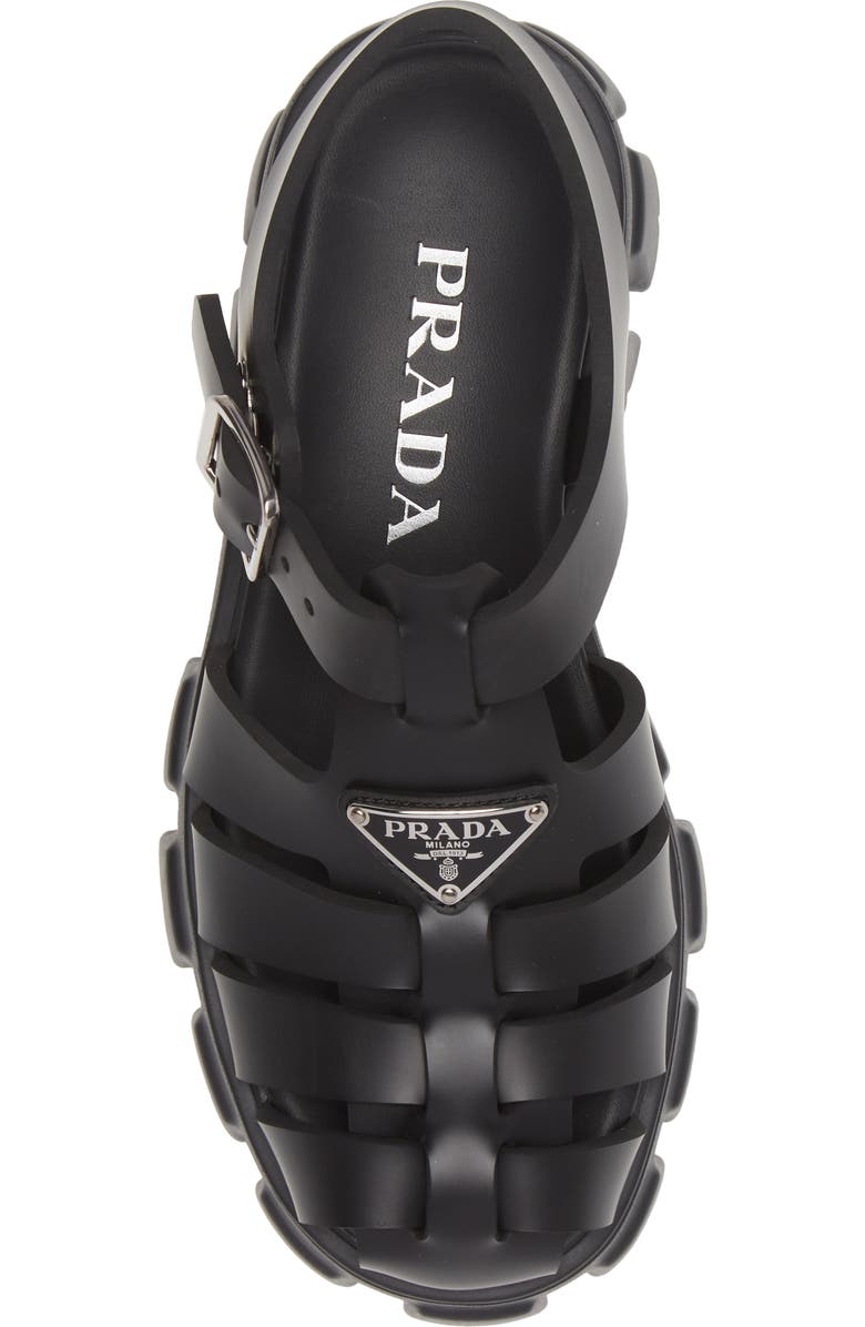 Prada Monolith Platform Fisherman Sandal, Alternate, color,