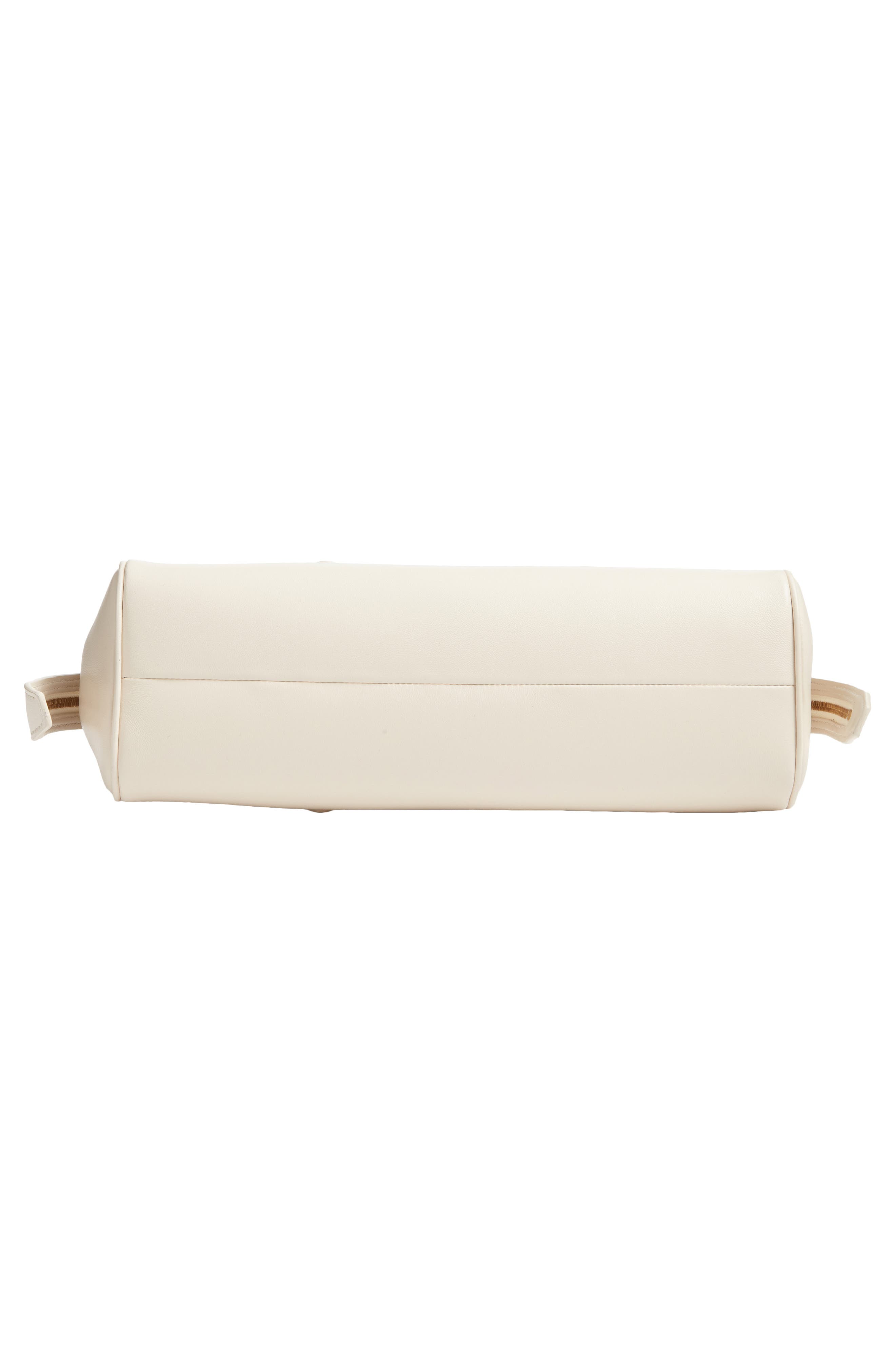 Khaite Donna Soft Leather East/West Shoulder Bag, Alternate, color, 103 Cream