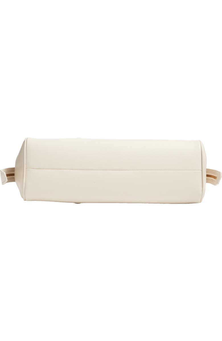 Khaite Donna Soft Leather East/West Shoulder Bag, Alternate, color, 103 Cream