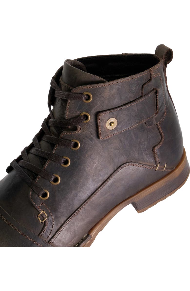 Dune London Simon Boot, Alternate, color, Dark Brown
