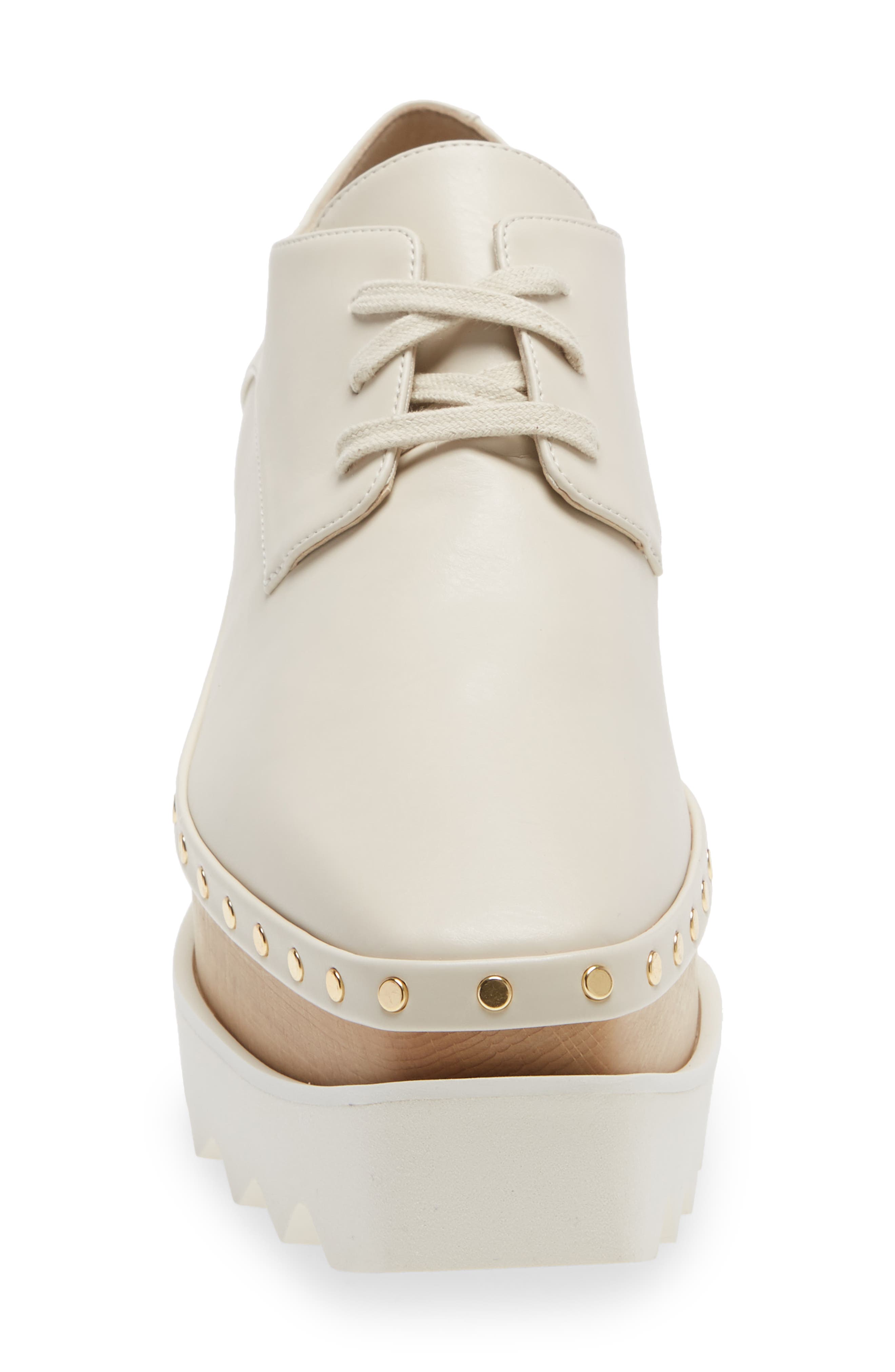 Stella McCartney Elyse Studded Platform Derby, Alternate, color, 