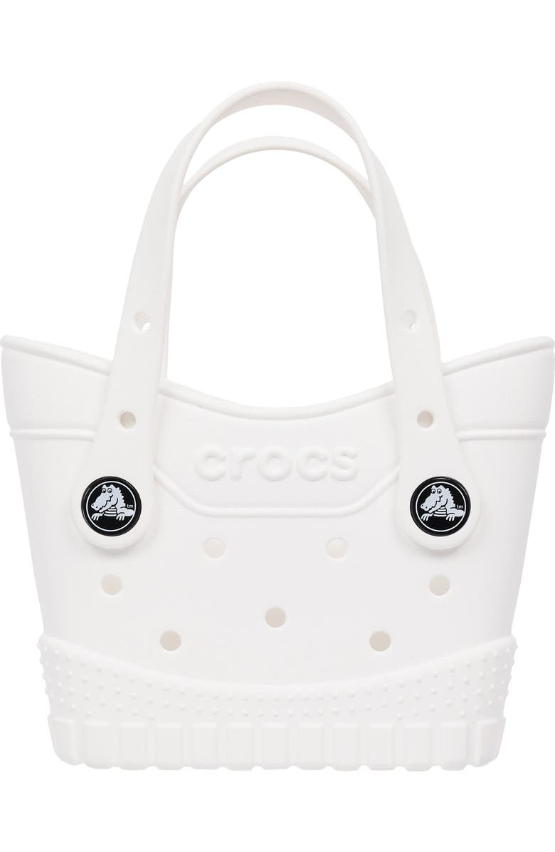 CROCS Micro Classic Tote, Main, color, White