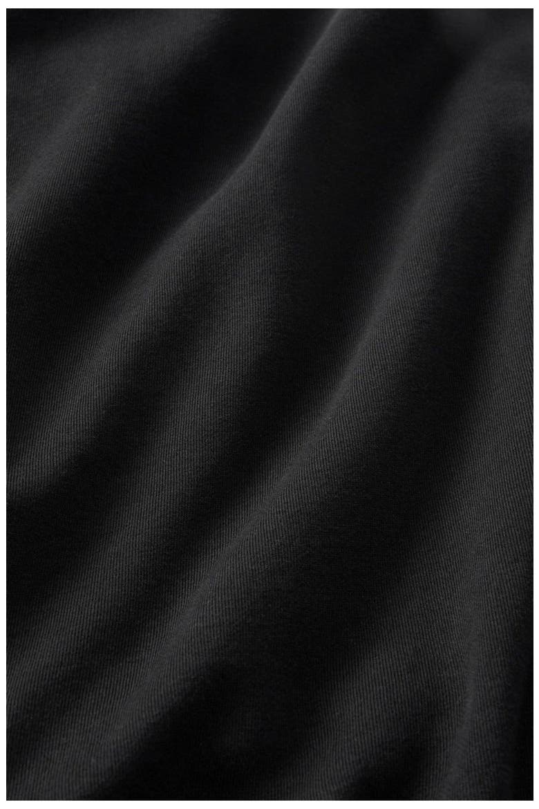 Women's Year Round Terry Off Shoulder Sweatshirt, Alternate, color, Black