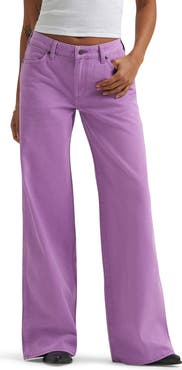 Wrangler Worldwide Mid Rise Wide Leg Jeans