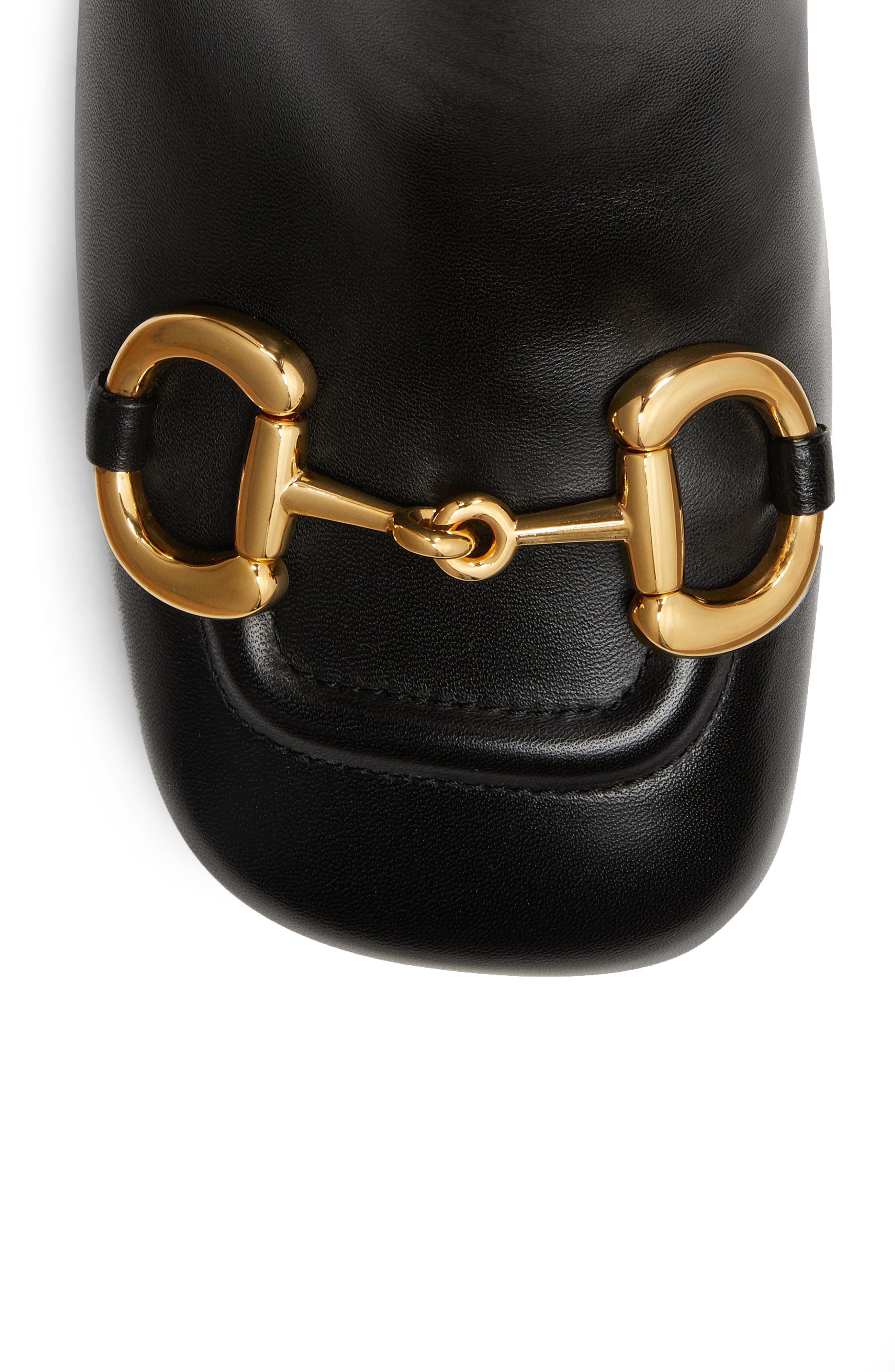 Gucci Baby Horsebit Bootie, Alternate, color, 