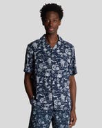 Lyle & Scott Botanical Garden Print Resort Shirt