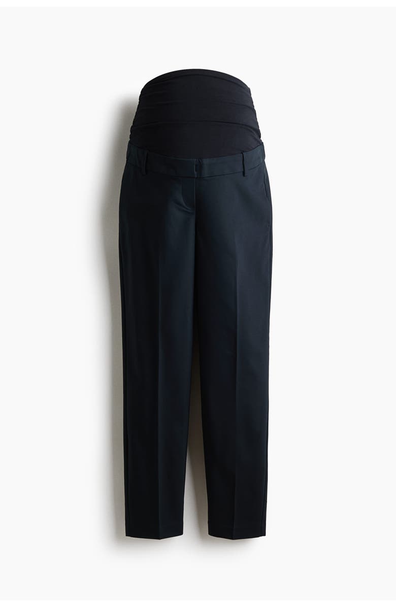 H&M Mama Cigarette Trousers, Main, color, Navy Blue