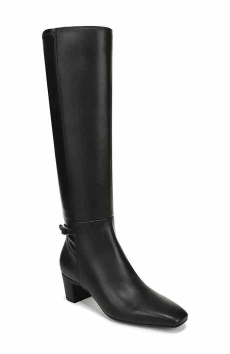 Suzzie Faux Leather Knee High Boot