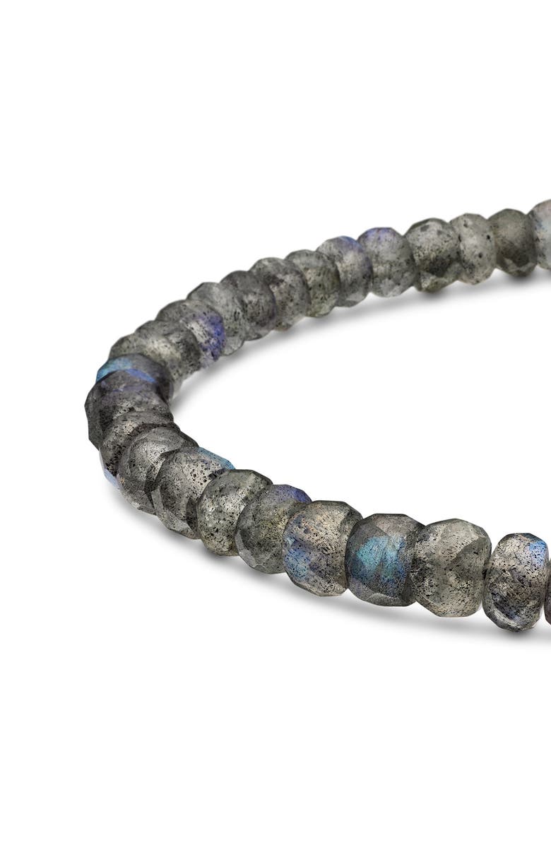David Yurman Labradorite Beaded Bracelet, Alternate, color, Silver/ Labradorite
