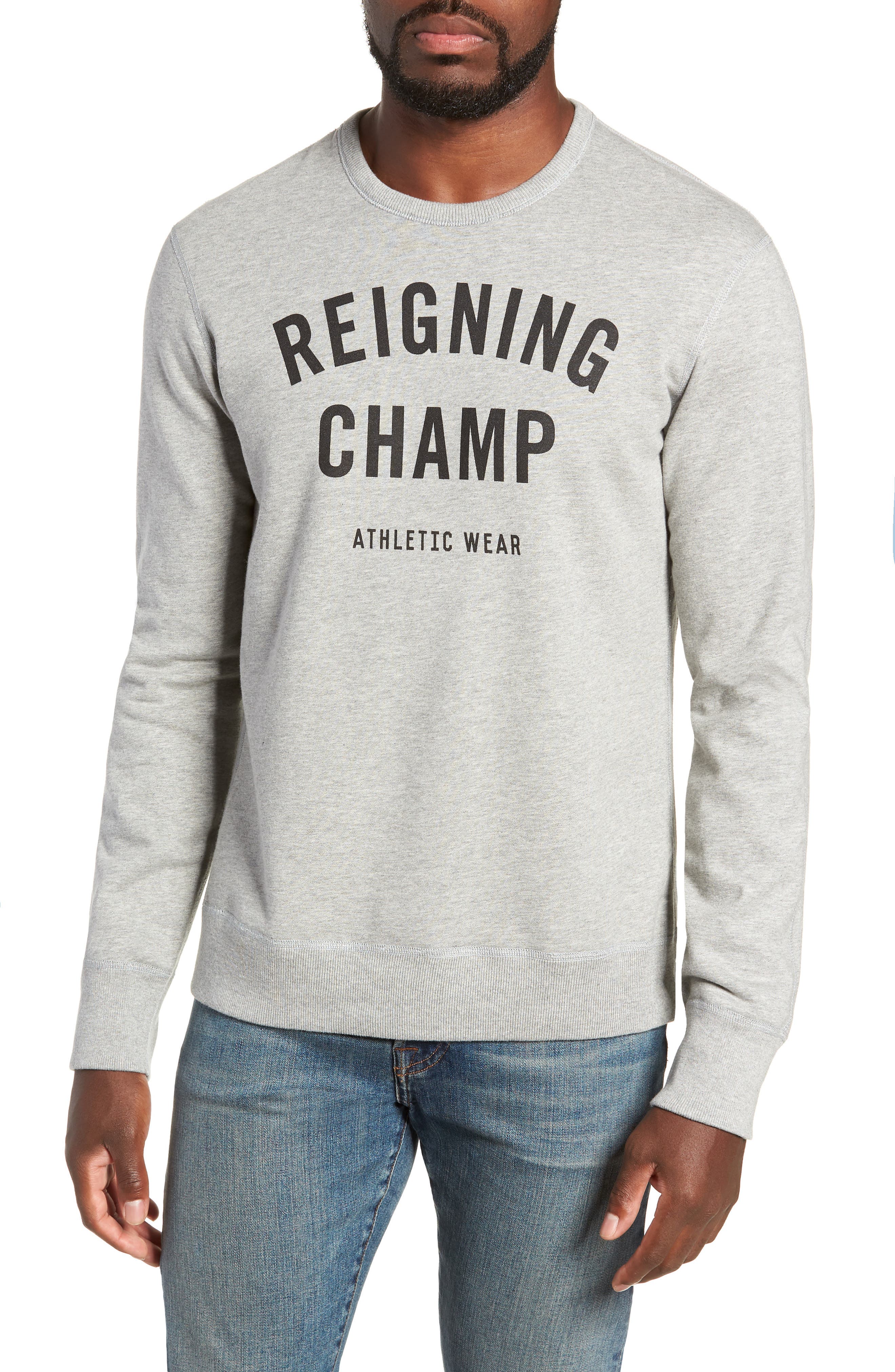 Reigning Champ Gym Logo Sweatshirt (Men) | Nordstromrack