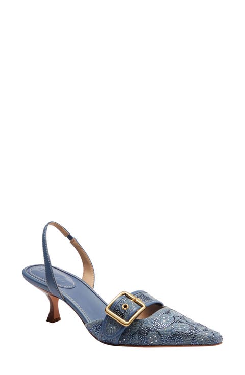 Margot Slingback Pointed Toe Pump (Women)