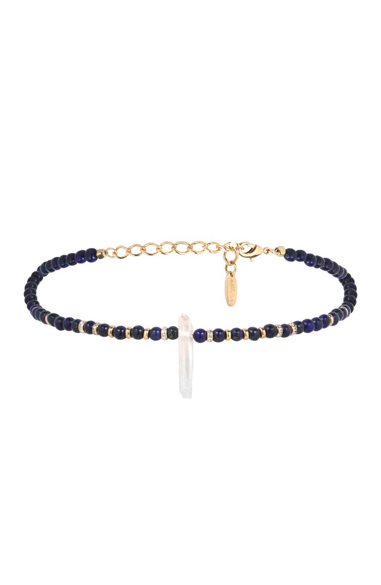 Ettika Lapis Crystal Quartz Choker, Main, color, 